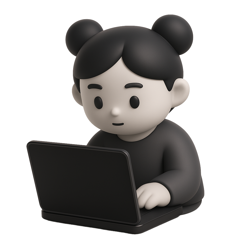 잠실 정보를 찾기 어려워하는 사용자 일러스트